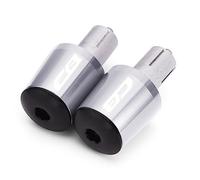 Contrapesos Manillar Moto Puños de Manillar Motocicleta CNC, Tapones Extremo para CB190R CB125R CB500X CB500F CB500 CB650R CB1000R CB300R CB400R(Silver)