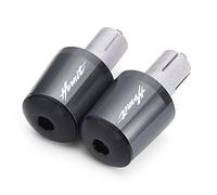 Contrapesos Manillar Moto Puños de Manillar Motocicleta CNC Tapones Extremo Tapa(Titanium)