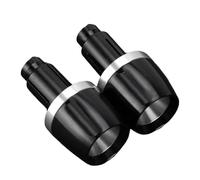 Contrapesos Manillar Moto Tapón Deslizante Universal for contrapeso de Manillar Motocicleta(Silver)