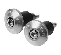 Contrapesos Manillar Moto Universal Moto Manillar Extremo Enchufe Deslizador Motocicleta contrapeso Extremos 7/8 ''22 MM Tapa(Grey)