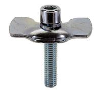 Contraplaca con tornillo para pata de cabra central de bicicleta