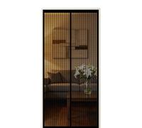 Contrapuertas con Mosquitera 65 x 190 cm Anti-Insectos Mosquitera Puerta Magnética Hecha a Medida Instalación sin Taladro para Puerta Exterior de Balcón Patio, Negro