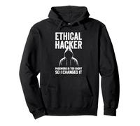 Contraseña de ciberseguridad de hacker ético demasiado corta la cambié Sudadera con Capucha