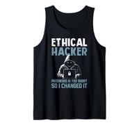 Contraseña de hacker ética demasiado corta, así que la cambié sarcástica Camiseta sin Mangas