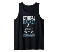 Contraseña divertida de hacker ético demasiado corta, así que la cambié Camiseta sin Mangas