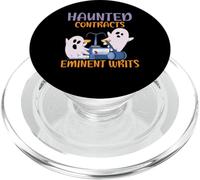 Contratos embrujados Eminente escribe abogado aterrador Halloween PopSockets PopGrip para MagSafe