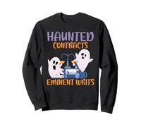 Contratos embrujados Eminente escribe abogado aterrador Halloween Sudadera