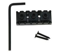 Contratuerca R3 de KAISH guitarra, color negra, de 43 mm para asegurar las cuerdas, compatible con puente tipo Floyd Rose