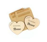 CONTRAXT Annuncio Gravidanza ai Nonni Originale. Nonno e nonna idee regalo kit originale per neo nonni gravidanza sorpresa Annunciare la nascita bebe regali per nonna nonno (Nonni)