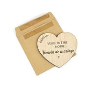 CONTRAXT Cadeaux originaux Témoins de mariage. Idée de cadeau original pour la demande Veux-tu être mon témoin de mariage Détails originaux des mariés pour Témoins de mariage (Témoin de mariage)