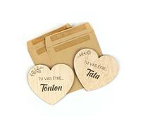 CONTRAXT Idée cadeau annonce grossesse oncle et tante. Tu vas etre oncle et tante Idee carte kit cadeau fête naissance futur oncle et tante annonce grossesse naissance (Oncles)