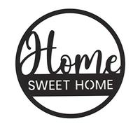CONTRAXT Letreros decorativos cuadros madera con frases y letras decorativas Home Sweet Home vintage decoracion pared salon
