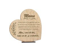 CONTRAXT Mutter karte Geschenke für mama. alles gute karte geschenk muttertag holz karte geschenk geburtstagskarte mama geschenk glückwunschkarte gutschein muttertag (Mama)