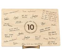 CONTRAXT Regalos 10 Aniversario de Bodas. Detalles regalos Ideas originales Tarjeta Felicitacion Aniversario Postal Cumpleaños Bodas Pareja Novios Felicidades Mujer Hombre cumpleanos Niño ella