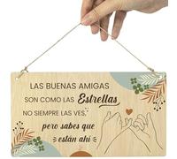 CONTRAXT Regalos amigas originales. Detalle idea Regalos originales para mejores amigas especiales para siempre cumpleaños despedida navidad Lamina decorativa con frases pared (Amiga)
