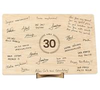 CONTRAXT Tarjeta felicitacion 30 cumpleaños. Detalles Regalos mujer hombre 30 años ideas Tarjeta Felicitacion originales boda perlas cumpleaños decoracion fiesta postal madre padre amiga