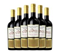 Contri Spumanti Grande Nero dei Sani Nero di Troia Puglia 75 cl Vino tinto (Caja de 6 Botellas de 75 cl)