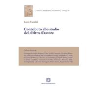 Contributo allo studio del diritto d'autore (Cultura giuridica e rapporti civili)