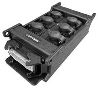Contrik Power Strip Multicore CPSM-H1-T6 IN 1x Harting E16 -> OUT 6x powerCON TRUE1 Distribuidor de corriente