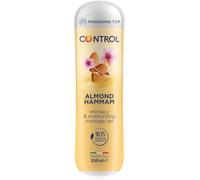 Control Almond Hammam Gel de Masaje y Lubricante Íntimo 3 en 1 a Base de Agua, Aroma Leche de Almendras, 98,1% Ingredientes Naturales, Made in Italy, 200 ml