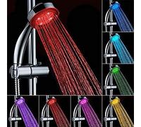 Control automático del sensor de temperatura Cambio de color Sensible Cambio Baño Balneario Ducha Cabezal de luces LED Gadget Cabeza de ducha Cabeza de ducha de mano para baño