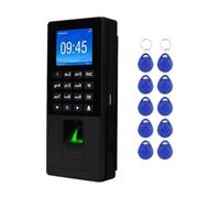 Control Biométrico De Acceso por Huella Dactilar, Contraseña del Teclado RFID, Tiempo De Asistencia, Soporte De La Máquina, Red TCP/IP, USB, Registro De Empleado(Size:Support TCP IP)