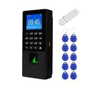Control Biométrico De Acceso por Huella Dactilar, Contraseña del Teclado RFID, Tiempo De Asistencia, Soporte De La Máquina, Red TCP/IP, USB, Registro De Empleado(Size:Not Support TCP IP)