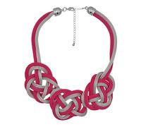 Control bisutería collar cadena malla metal collar cadena plata rosa mujer