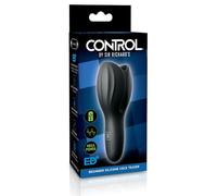 Control Cock Teaser - waterproof, rechargeable glans vibrator (black)