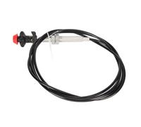 Control Cable 55204, Multipurpose Control Cable with 2 Inch Black Knob, 10 Feet Engine Control Cable Replacement for Car Truck Industrial and Household Use