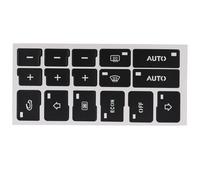 Control Central automóviles Pegatinas botón,Aire Acondicionado Botón Pegatinas Etiquetas Engomadas para Audi A2 A3 8L A4 B6 B7 A/C AS/TP.,C