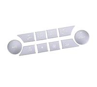 Control Central automóviles Pegatinas botón,Aire Acondicionado Botón Pegatinas Etiquetas Engomadas para Benz W166 W164 2012-2015.