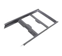 Control central interior Panel Control Central Fibra Carbono ABS Para Land Para Rover Para Defender 90 110 130 2025+ Marco Decorativo Para Taza Agua Moldura panel la consola central(Real Carbon Fiber)