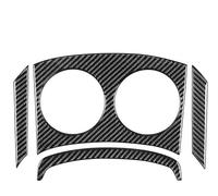 Control Central Interior Panel Portavasos Trasero Fibra Carbono para Benz para Maybach Clase S W222 2013-2020 Accesorio Decorativo para Coche Moldura Panel la Consola Central(Negro)