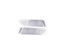 Control Central Interior para Land para Rover para Range para Rover Vogue L460 2023 Bocina Coche Pilar A Cubierta Bocina Techo Marco Decorativo Moldura Panel la Consola Central(Style B Silver)