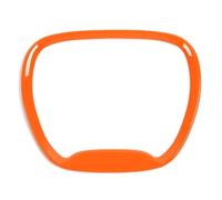 Control Central Interior Pegatinas Decorativas para Volante Coche ABS para Dodge para Challenger Y para Charger 2015 En Adelante Moldura Panel la Consola Central(Orange 1)