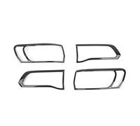 Control central interior Pegatinas Para Faros Antiniebla Delanteros Y Traseros Coche Cubiertas Decorativas Para Jeep Para Grand Para Cherokee 2014-2020 Moldura panel la consola central(Taillight rings