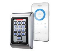 Control de Acceso autónomo NIVIAN Acceso por Tarjeta EM, Pin y App Salida de relé, pulsador y Timbre Wiegand 26 y WiFi | Control de Tiempos App Tuya Smart para gestión y Aperturas