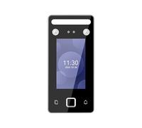 Control de acceso biométrico 4,3 pulgadas con detección en vivo, reconocimiento facial, a puerta, máquina asistencia dinámica metal