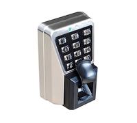 Control de Acceso de Huellas Dactilares a Prueba de Agua IP65 y Asistencia de Tiempo con Teclado TCP/IP RFID Tarjeta Sistema de Control de Acceso de Puerta
