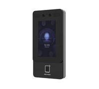 HikVision Terminal de control de acceso facial Hikvision con reconocimiento facial, huella, tarjeta y PIN DS-K1T342MFWX-E1