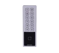 Control de acceso Hikvision DS-K1T805MBWX Teclado y tarjeta 10.000 usuarios IP65