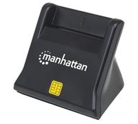Control de Acceso Manhattan Lector Tarjetas Inteligentes USB 2.0 3 Años Garantía