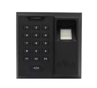 Control De Acceso por Huella Dactilar Digital, Tiempo De Asistencia, Bloqueo De Contraseña, Bloqueo De Huella Dactilar, Llave De Máquina Integrada, 500 Usuarios(Size:X66 and 10 ID Keys)