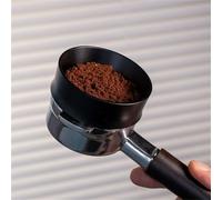 Control de aluminio magnético con anillo de 51 mm para portafiltro - Dosificación/53 mm/58 mm, embudo de boca ancha, imán seguro, ajuste seguro, reduce el suelo, Espresso Plus aumenta la dosificación