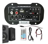 Control de audio, audio USB para coche, procesador inalámbrico de 13 cm con amplificador de graves para mejorar el sonido del vehículo y una experiencia de conducción optimizada