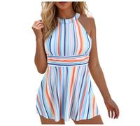 Control De Barriga Tankini El Sistema del Control De La Barriga del Traje Baño Las Mujeres Tankini Empuja hacia Arriba El Llano La Dos Piezas Traje Baño Dos Piezas para Mujer Push Up Ruta Abdominal