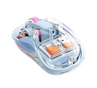 Control de computadora silencioso inalámbrico, control de computadora recargable inalámbrico para sala de estar, aulas, estudio, silencioso para trabajar, aprender, jugar