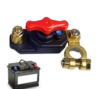 Control De Corte Batería | Interruptor Manual Rotatorio Universal 12V,Desconexión Batería Rápida | Para Camión Moto Marina Vehículo Remolque Camping-Car Yate