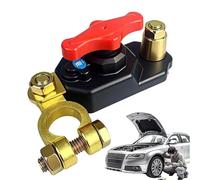 Control de corte de batería de coche - Interruptor manual giratorio universal 12 V | Interruptor principal de parada de alimentación | Para camión moto vehículo remolque RV Yate ATV generado